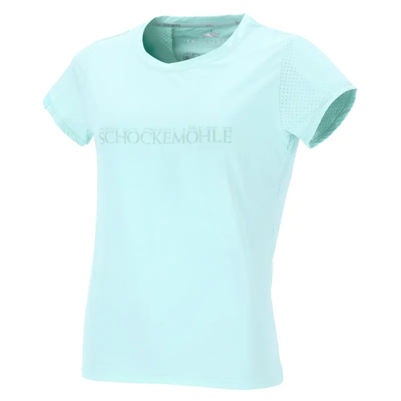 Schockemohle Ladies SPNina Style T-Shirt - Aqua Sea