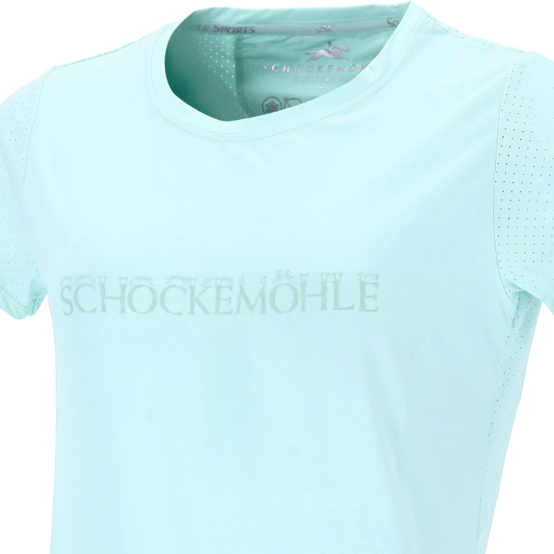 Schockemohle Ladies SPNina Style T-Shirt - Aqua Sea-1