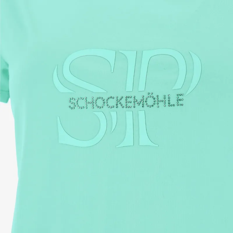 Schockemohle Ladies SPNele Style T-Shirt - Sea Green-2