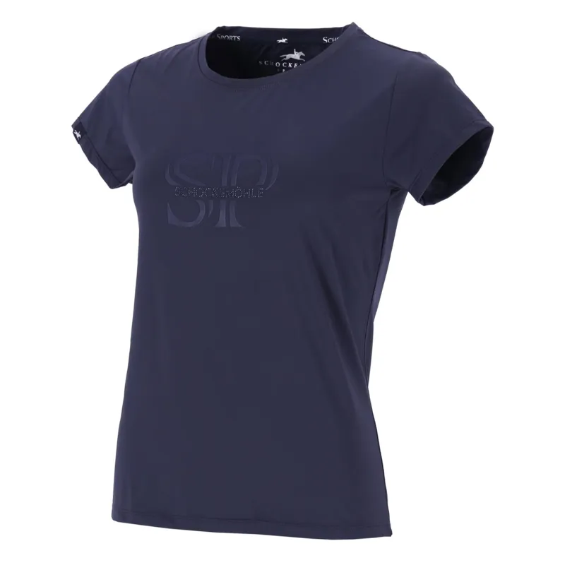 Schockemohle Ladies SPNele Style T-Shirt - Dark Navy