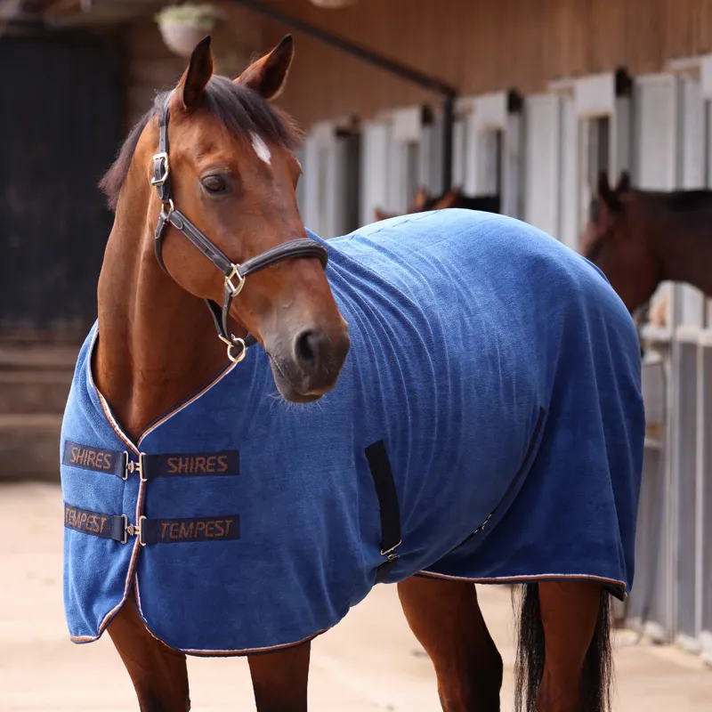 Shires Tempest Original Ultra Drying Rug - Navy-1