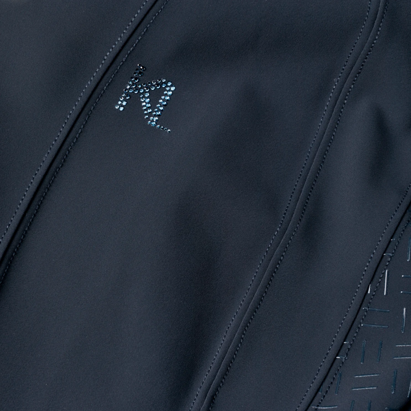 Kingsland KLKira Ladies H Shape Regular F-Grip Breeches - Navy-3