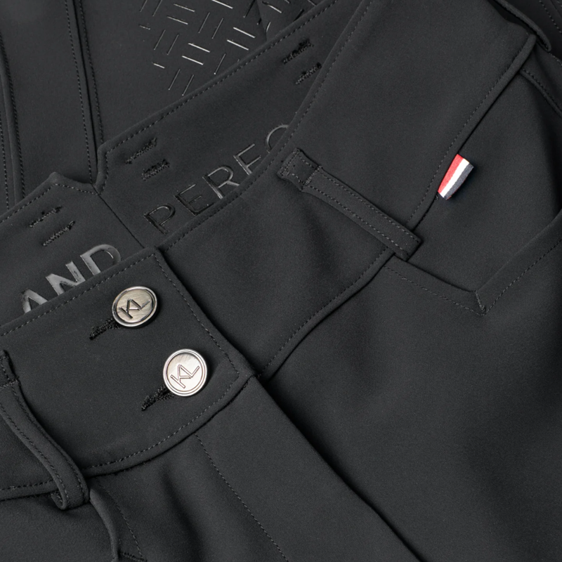 Kingsland KLKira Ladies H Shape Regular F-Grip Breeches - Black-3