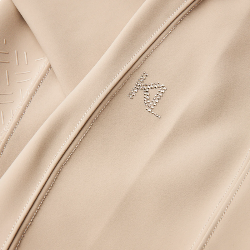 Kingsland KLKira Ladies H Shape Regular F-Grip Breeches - Beige Cobblestone-3