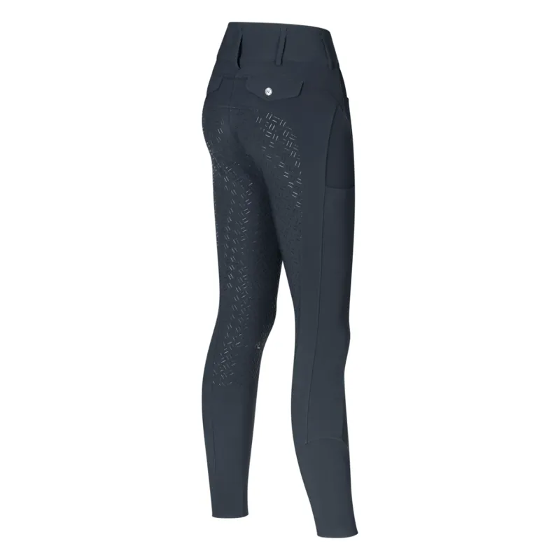 Kingsland KLKimi Ladies A Shape Mid Waist F-Grip Breeches - Navy-1