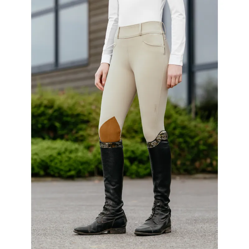 LeMieux Young Rider Side Zip Hunter Breeches - Beige-1