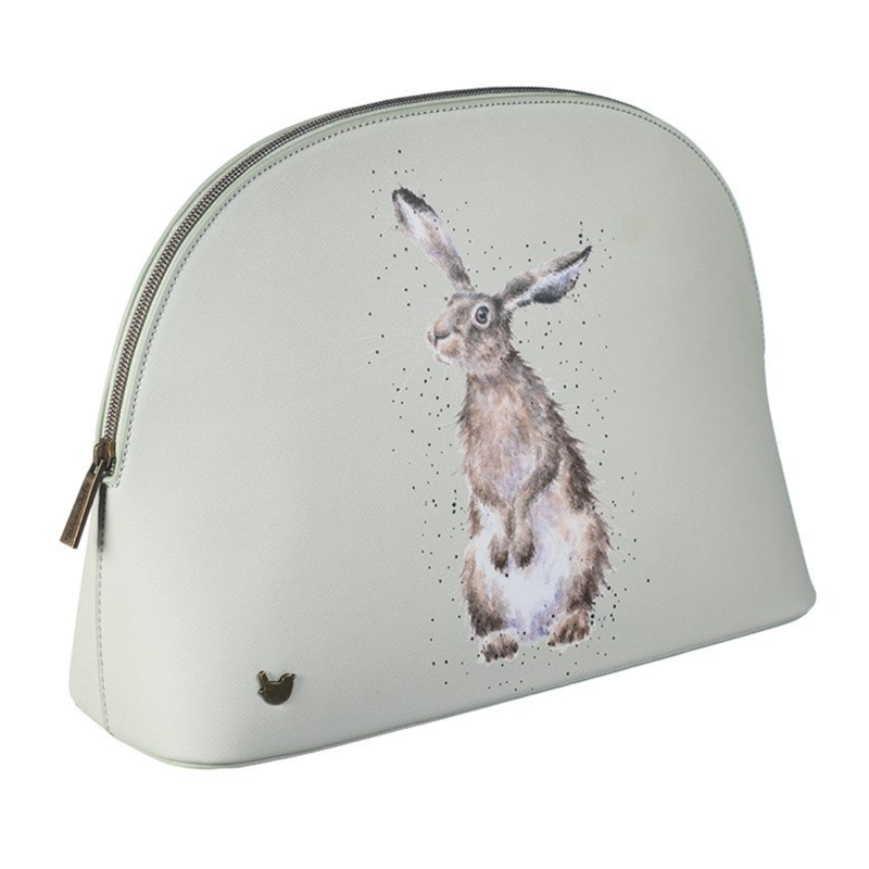 Wrendale Designs Large Hare Cosmetic Bag - Hare and the Bee-1