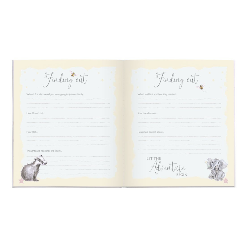 Wrendale Designs Baby Record Book-1