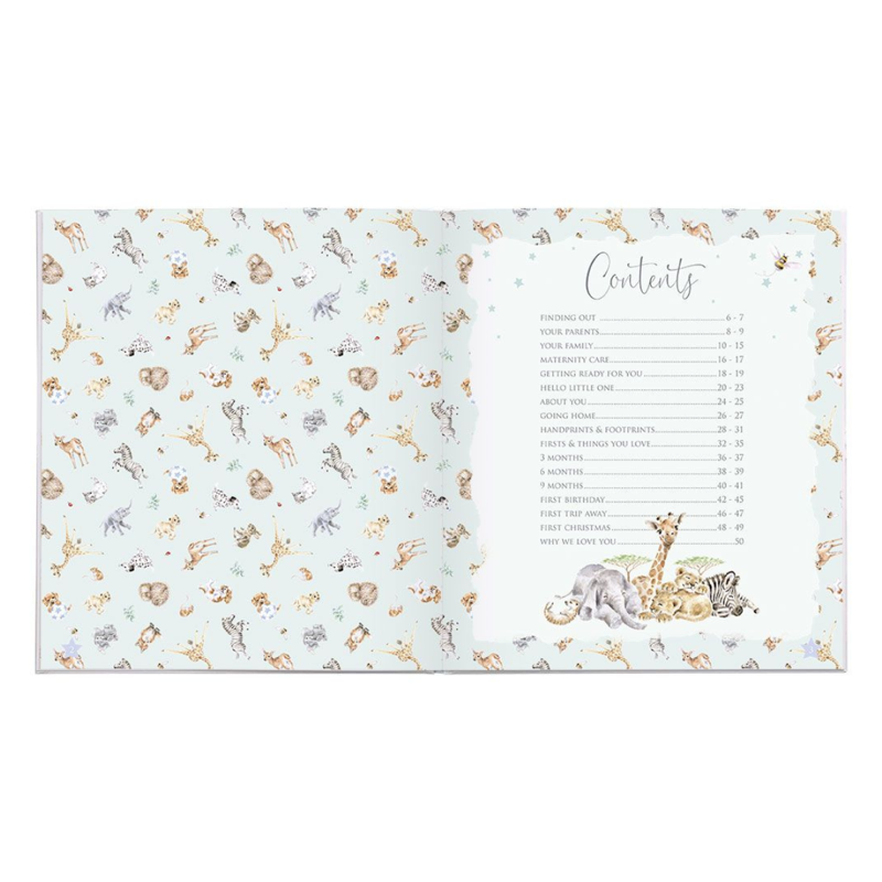 Wrendale Designs Baby Record Book-2