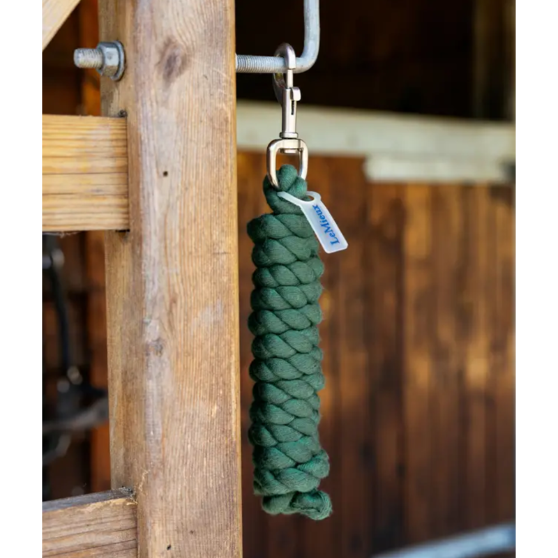 LeMieux Polycotton Leadrope - Hunter Green-1