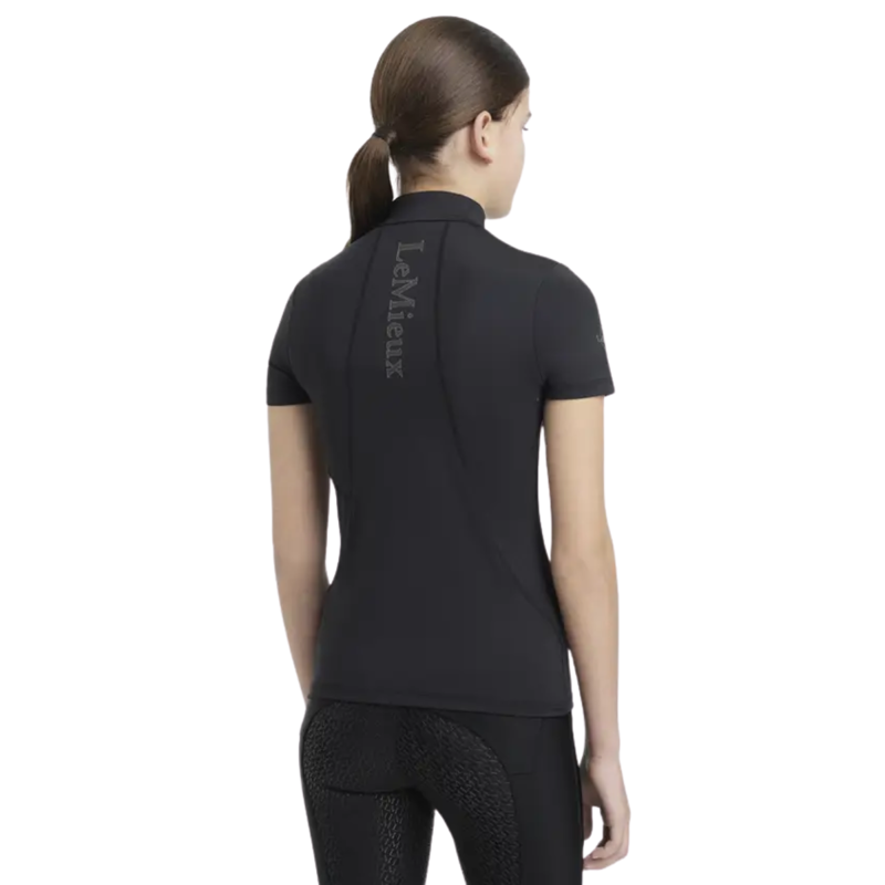 LeMieux Young Rider Classique Short Sleeve Base Layer - Black-1