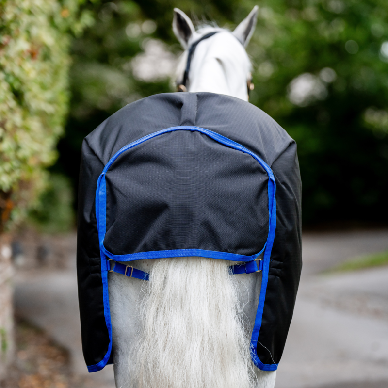 Horseware Amigo Ripstop 900D Pony Turnout Rug 0g - Black/Classic Blue-2