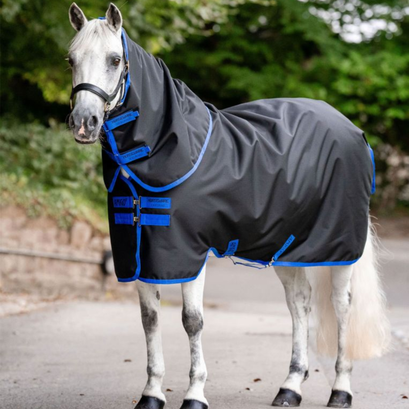 Horseware Amigo Ripstop 900D Plus Pony Turnout Rug 50g - Black/Classic Blue