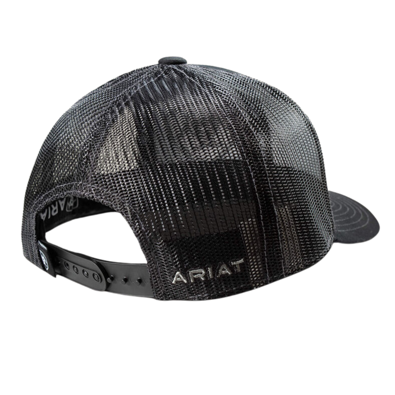 Ariat Youth Logo Snapback Cap - Black-1