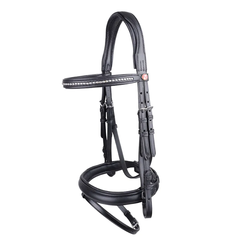 Kieffer Ultrasoft Snaffle Bridle - Black
