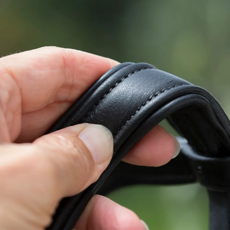 Kieffer Ultrasoft Snaffle Bridle - Black-4