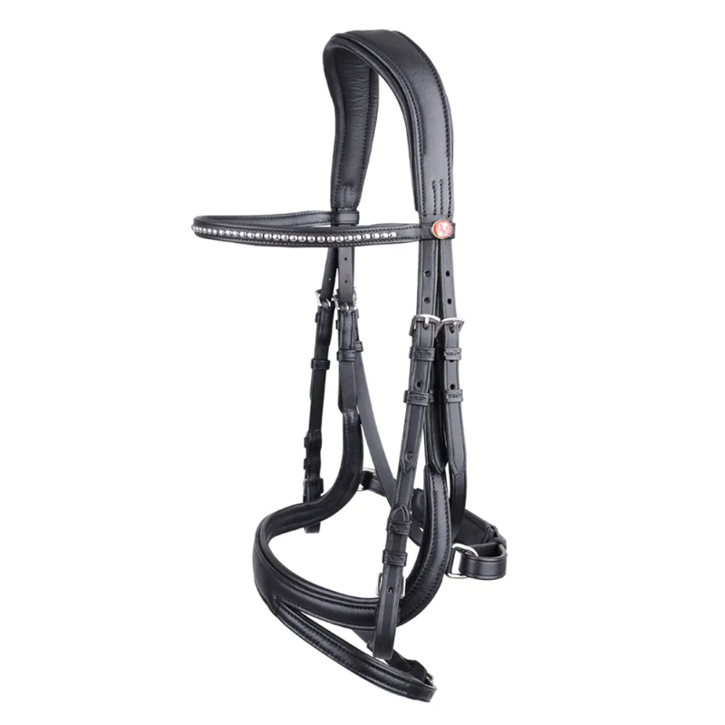 Kieffer Ultrasoft Tara Snaffle Bridle - Black