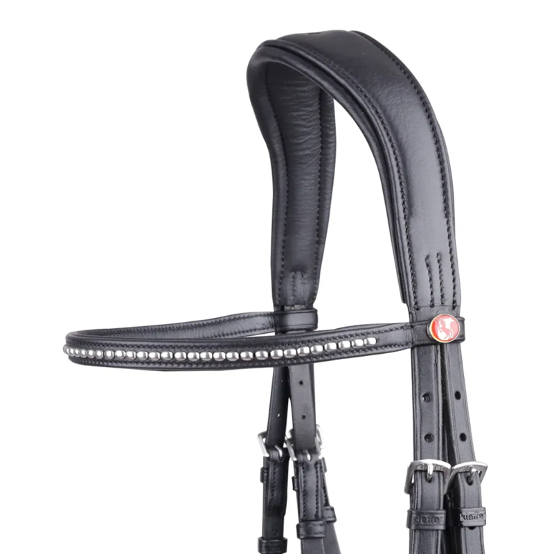 Kieffer Ultrasoft Tara Snaffle Bridle - Black-1