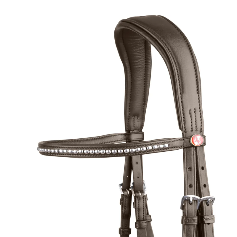 Kieffer Ultrasoft Tara Snaffle Bridle - Brown-1