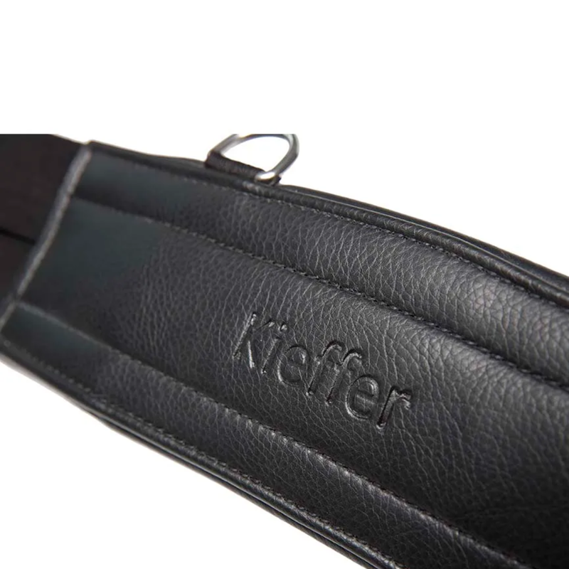 Kieffer Ultrasoft Leather Girth - Black-5