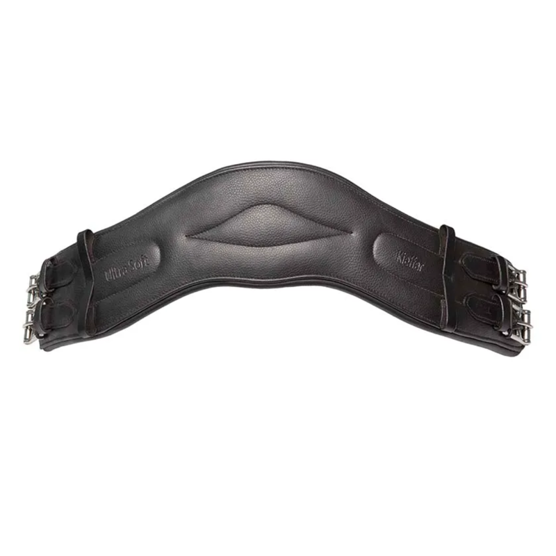 Kieffer Ultrasoft Leather Girth - Black-1
