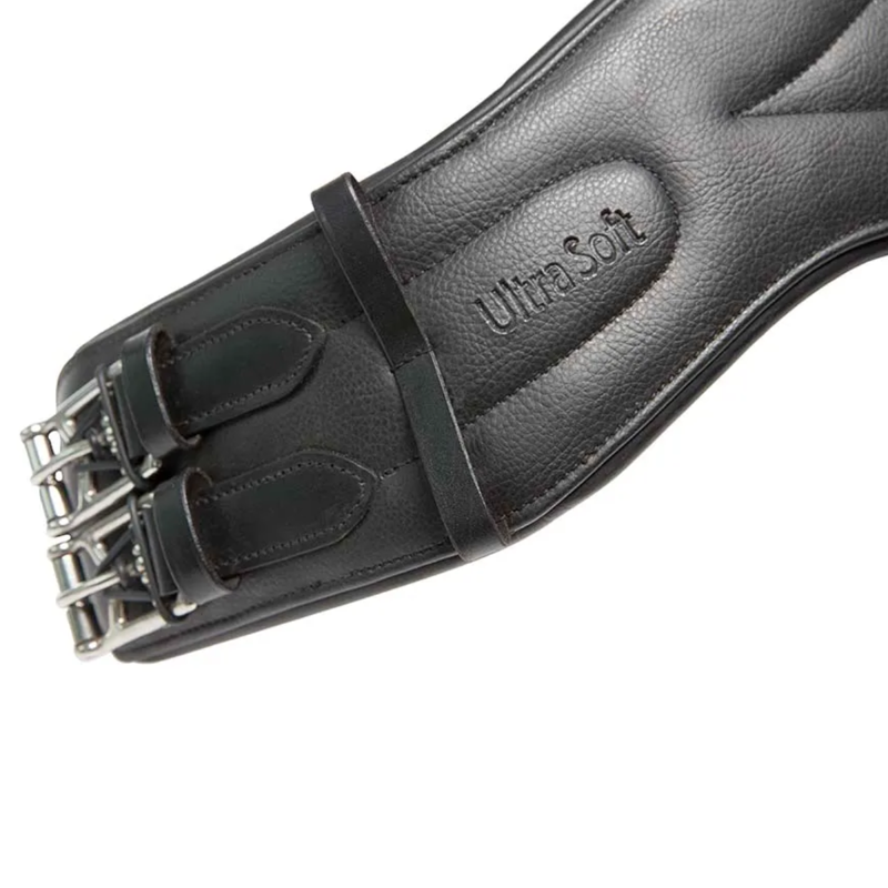 Kieffer Ultrasoft Leather Girth - Black-4
