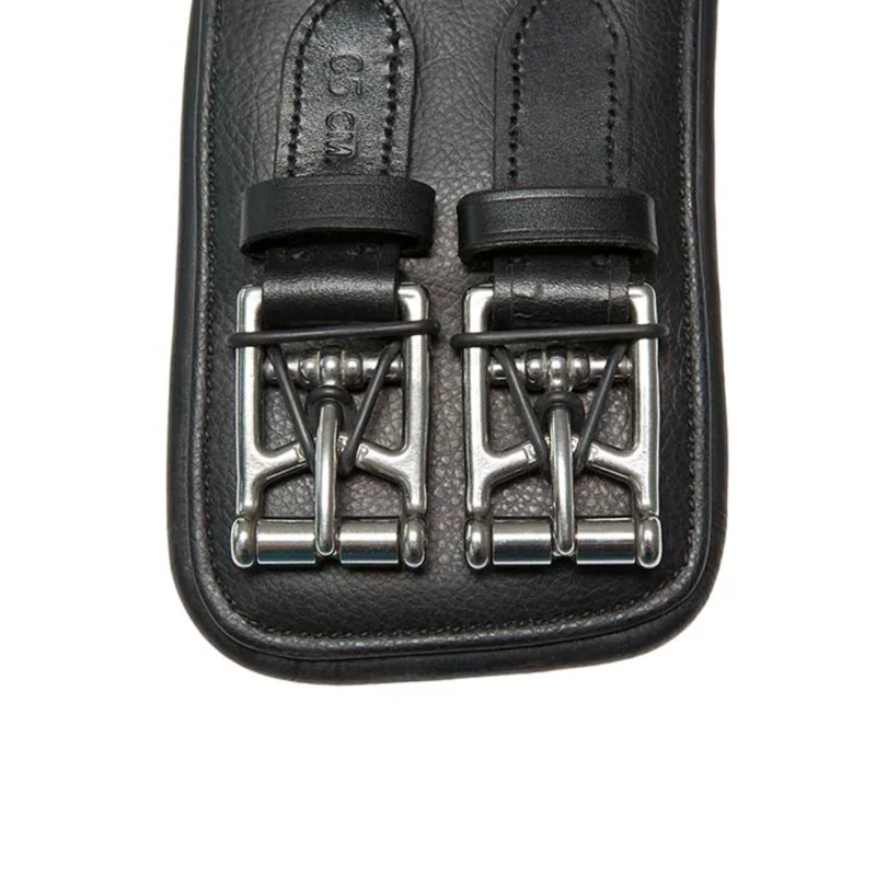 Kieffer Ultrasoft Leather Girth - Black-3