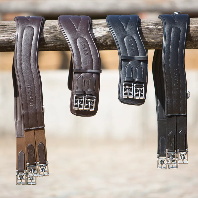 Kieffer Ultrasoft Leather Girth - Brown-4