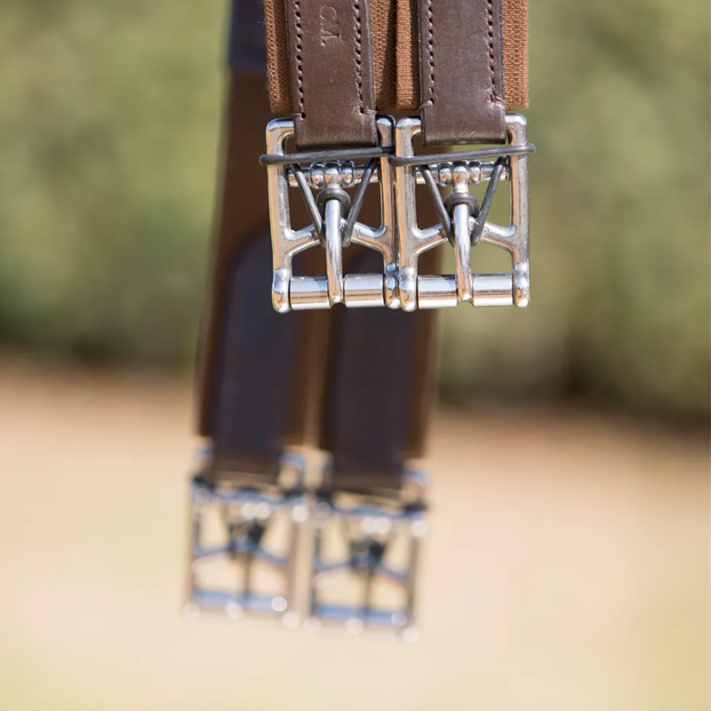 Kieffer Ultrasoft Leather Girth - Brown-2