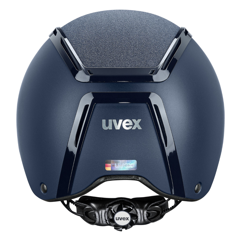 Uvex Exxeed Starshine Riding Hat - Navy-1