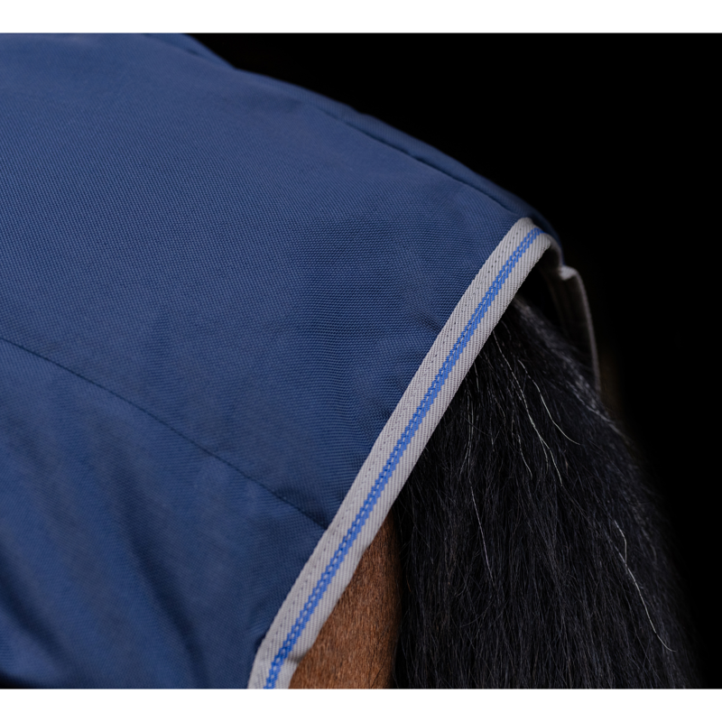 Horseware Rhino Stable Rug 100g - Navy/Titanium Grey Classic Blue-5