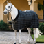 Horseware Rhino Stable Rug 100g - Black/Grey White Check Grey