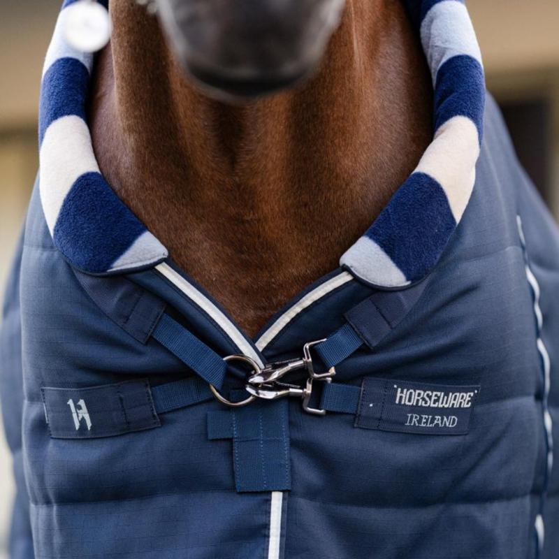 Horseware Newmarket 200g Cosy Stable Rug - Witney Navy-1