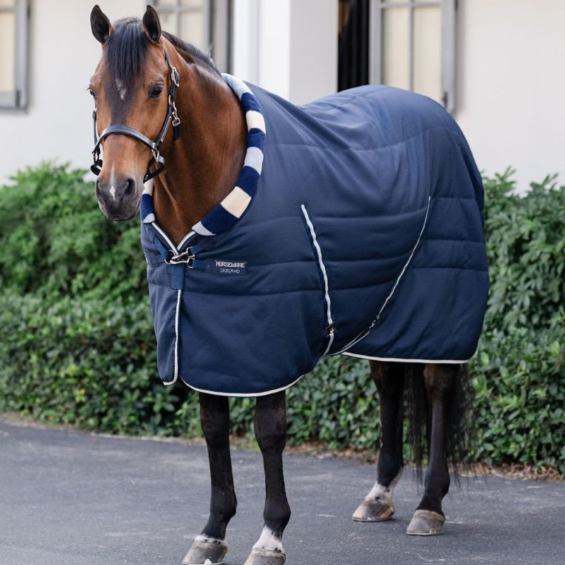 Horseware Newmarket 200g Cosy Stable Rug - Witney Navy-5