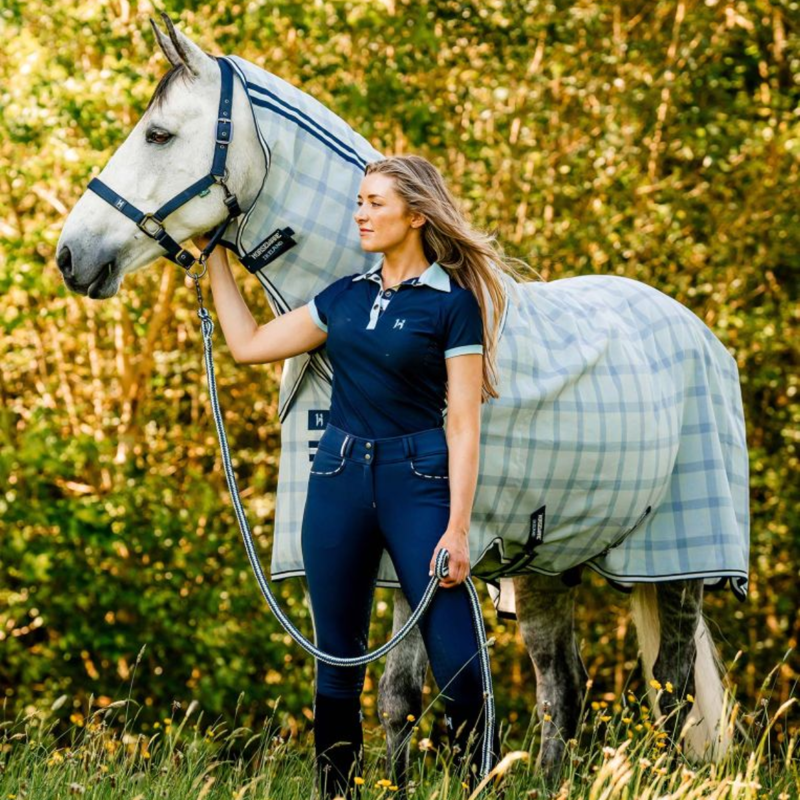 Horseware Newmarket Fly Sheet Hood - Witney Navy-1