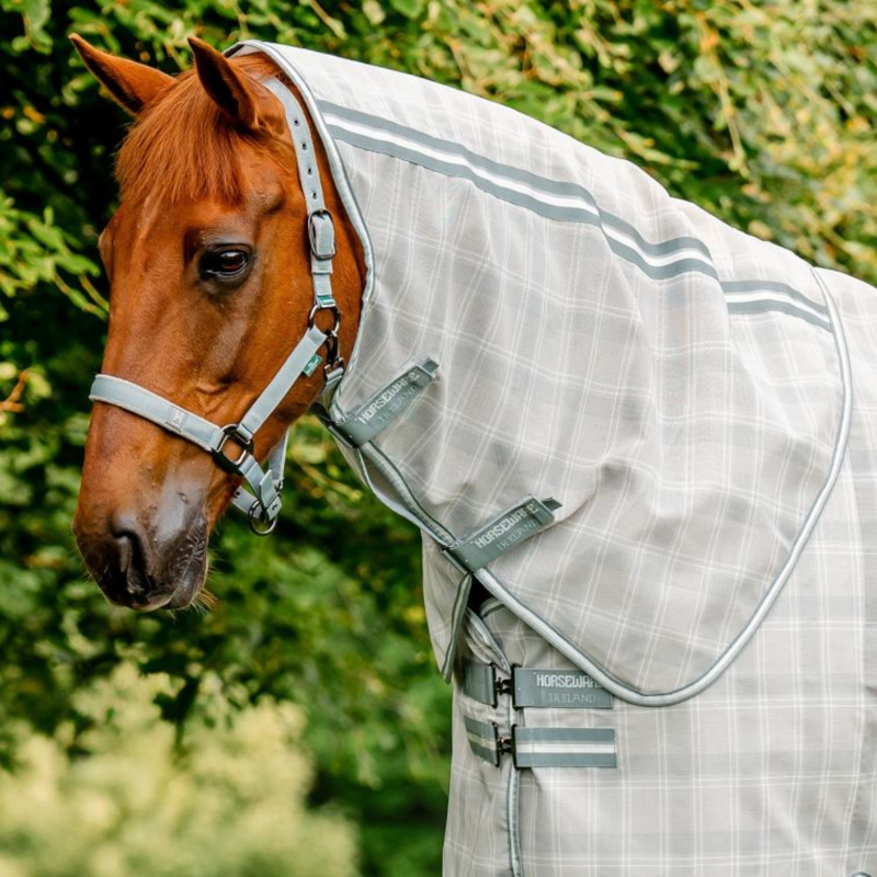 Horseware Newmarket Fly Sheet Hood - Witney Charcoal