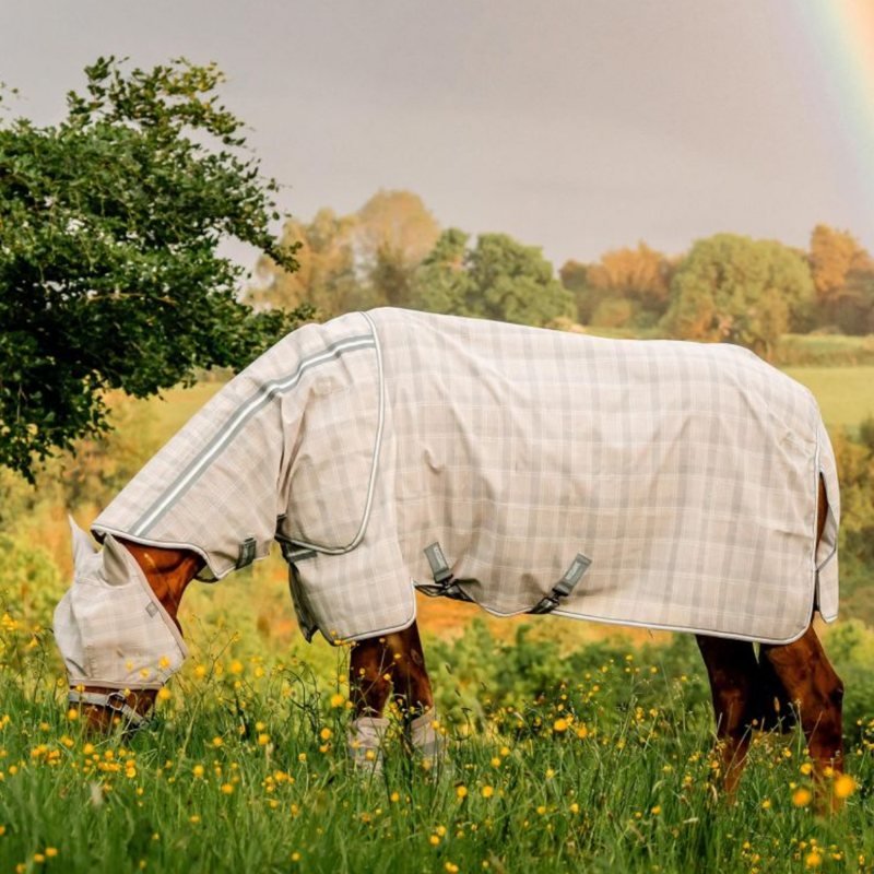 Horseware Newmarket Fly Sheet Hood - Witney Charcoal-1