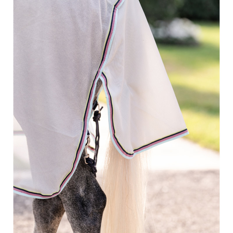 Horseware Amigo Bug Rug Plus Pony Fly Sheet - Silver/Lime Navy Pink Blue-5