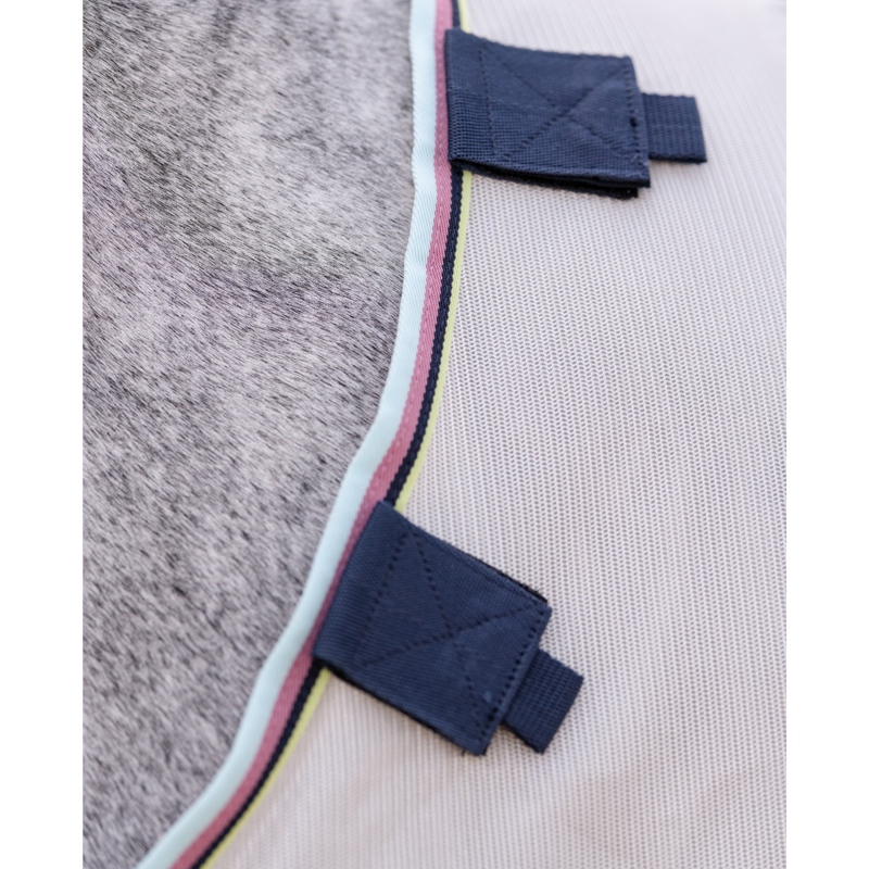 Horseware Amigo Bug Rug Plus Pony Fly Sheet - Silver/Lime Navy Pink Blue-2