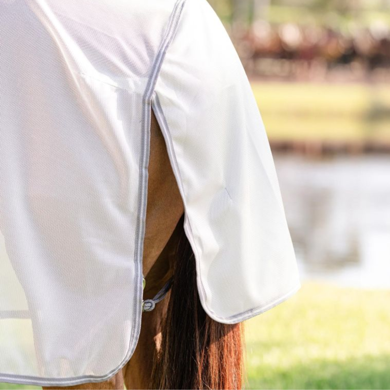 Horseware Amigo Bug Rug Pony Fly Sheet - Silver/Titanium Grey Silver-4