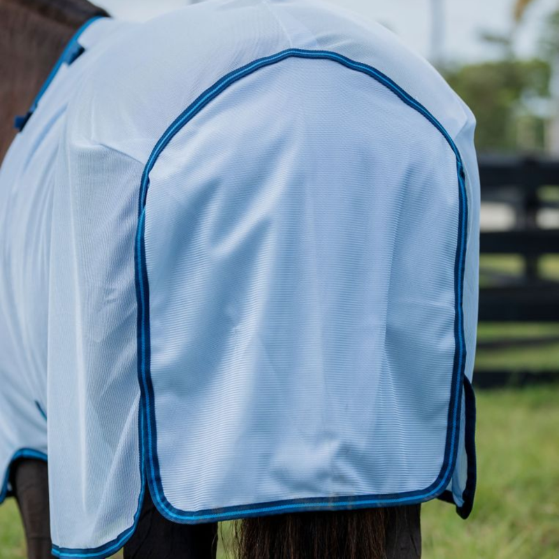 Horseware Amigo Bug Rug Plus Fly Sheet - Azure Blue/Navy Electric Blue-3