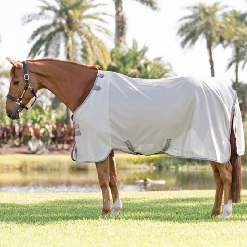 Horseware Amigo Bug Rug Fly Sheet - Silver/Titanium Grey Silver