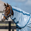 Horseware Amigo Bug Rug Hood - Azure Blue/Navy Electric Blue