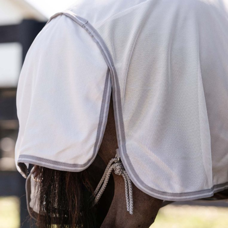 Horseware Amigo Bug Rug Plus Petite Fly Sheet - Silver/Titanium Grey Silver-5