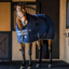 Horseware Rhino 350g Vari-Layer Stable Rug - Navy/Titanium Grey Classic Blue