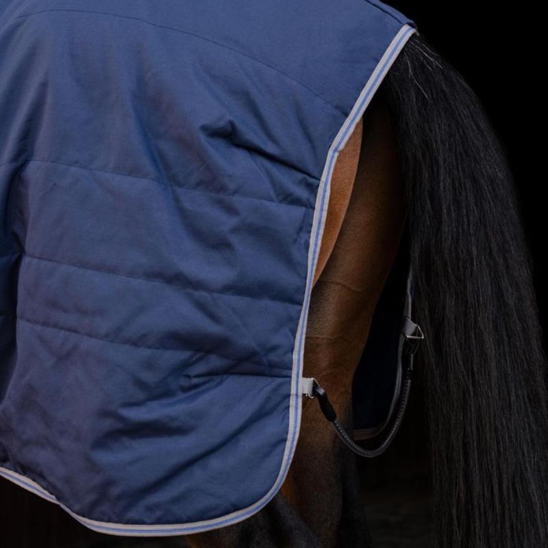 Horseware Rhino 350g Vari-Layer Stable Rug - Navy/Titanium Grey Classic Blue-2