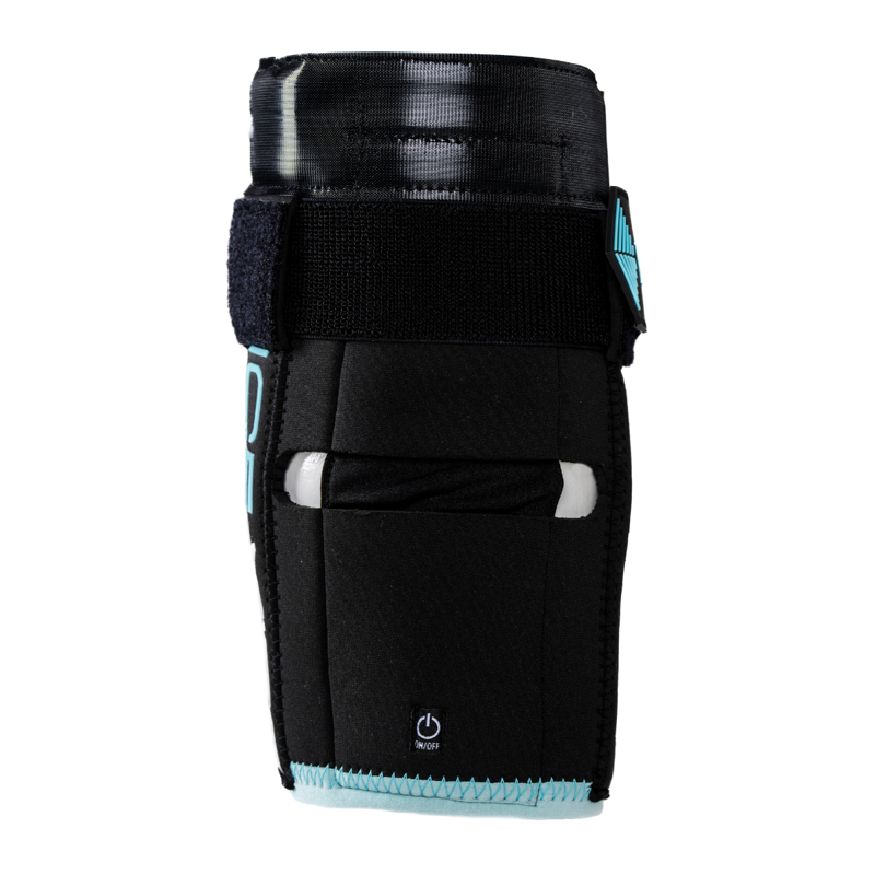 Horseware Ice-Vibe Knee Wrap - Black/Aqua-1
