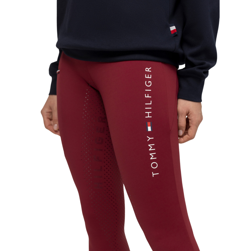 Tommy Hilfiger Women's Elmira Winter Full Grip Leggings - Rouge-2