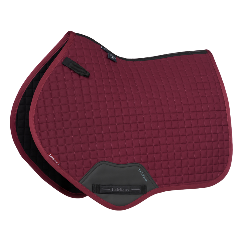 LeMieux Cotton Close Contact Square - Burgundy