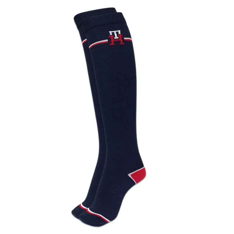 Tommy Hilfiger Berkeley Unisex Long Riding Socks - Desert Sky